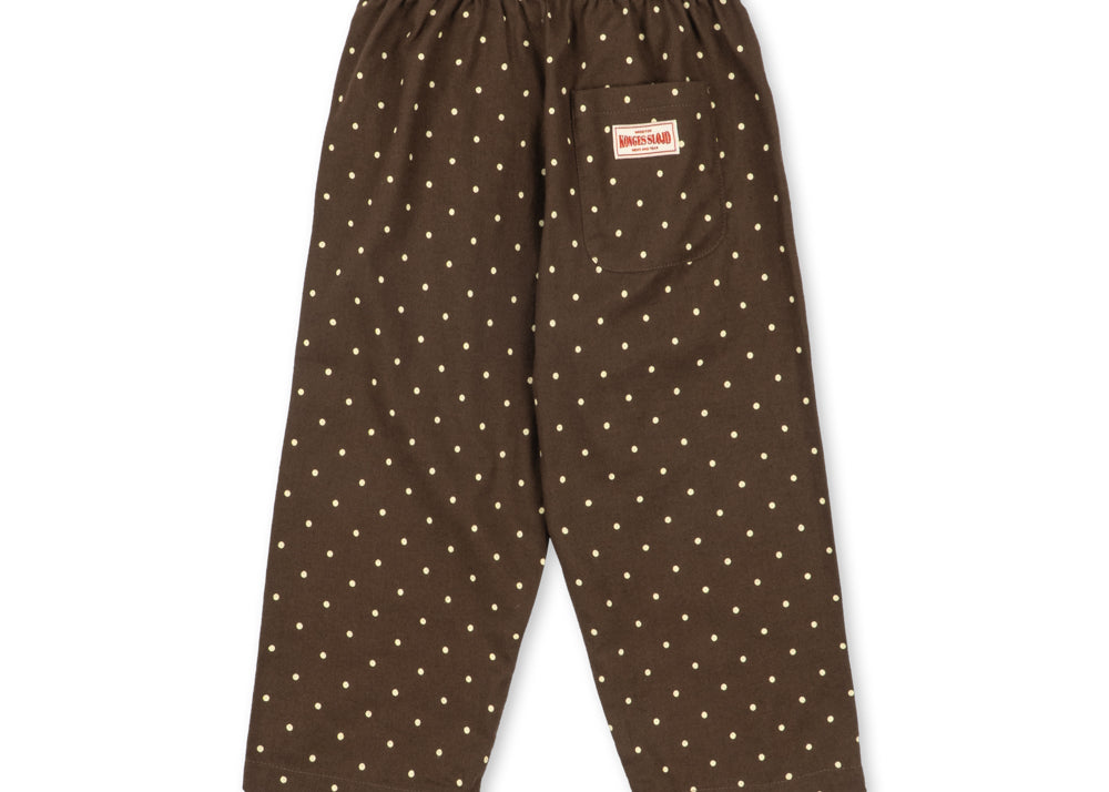 Konges Sløjd A/S WOVEN PANTS cocoa dot