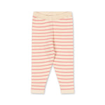 Konges Sløjd A/S KNITTED PANTS peony butter stripe