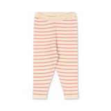 Konges Sløjd A/S KNITTED PANTS peony butter stripe