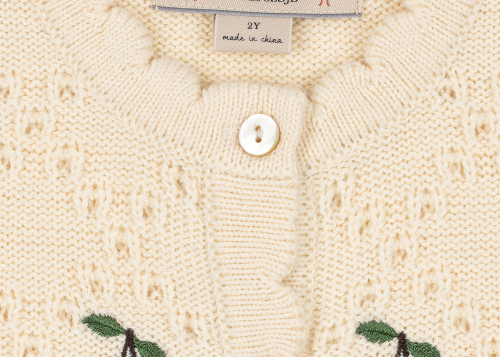 Konges Sløjd A/S KNITTED CARDIGANS buttercream