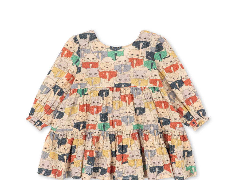 Konges Sløjd A/S WOVEN DRESSES like cats and dogs
