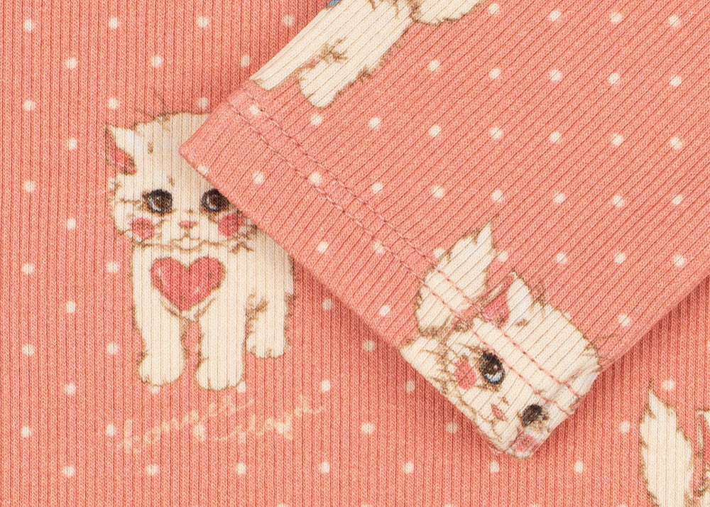 Konges Sløjd A/S JERSEY BLOUSES ciao miao rose