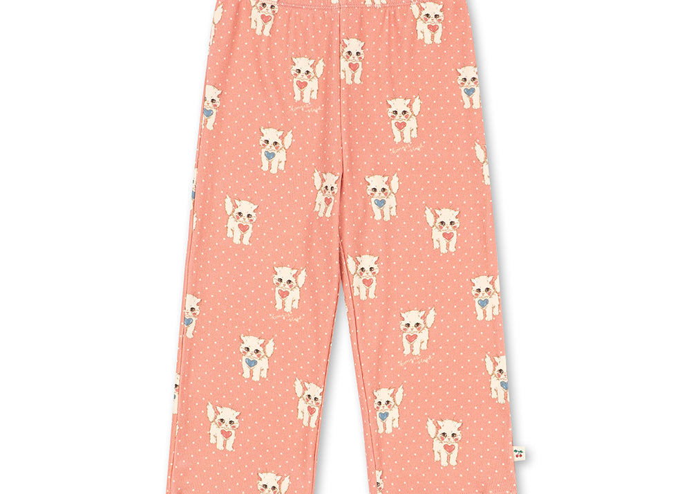 Konges Sløjd A/S JERSEY PANTS ciao miao rose