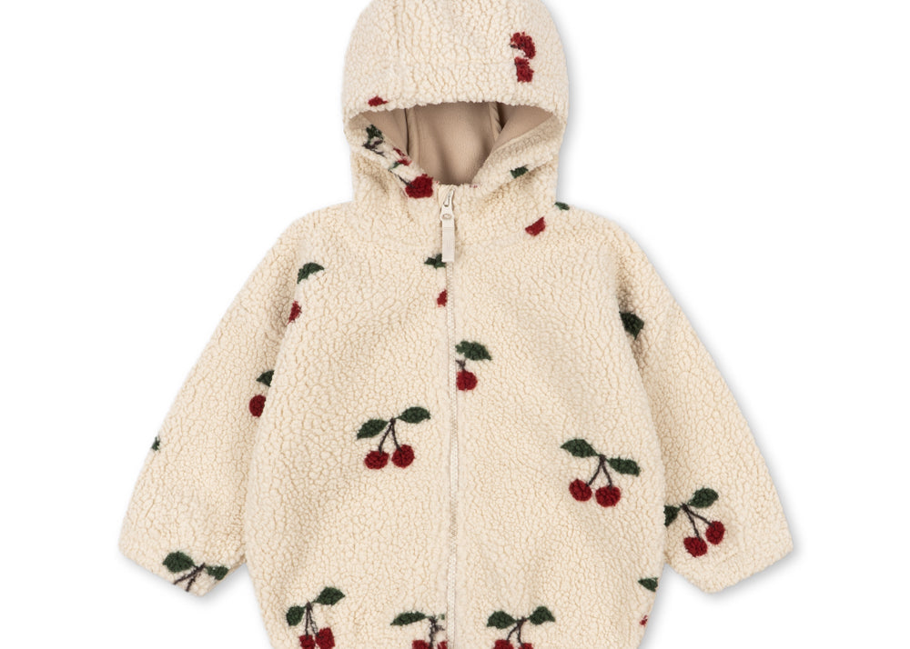 Konges Sløjd A/S TEDDY & FLEECE ma grande cerise