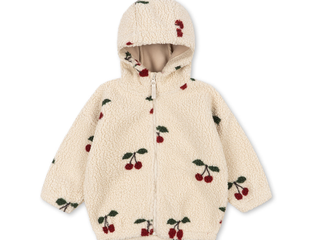 Konges Sløjd A/S TEDDY & FLEECE ma grande cerise