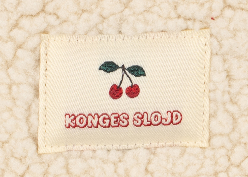 Konges Sløjd A/S TEDDY & FLEECE ma grande cerise