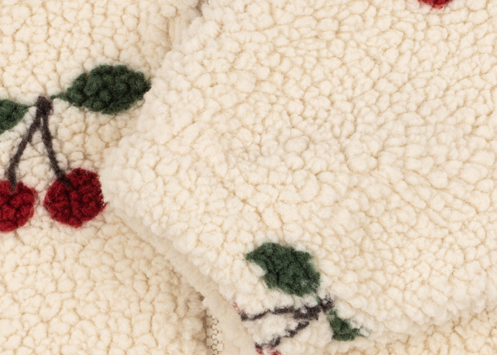Konges Sløjd A/S TEDDY & FLEECE ma grande cerise