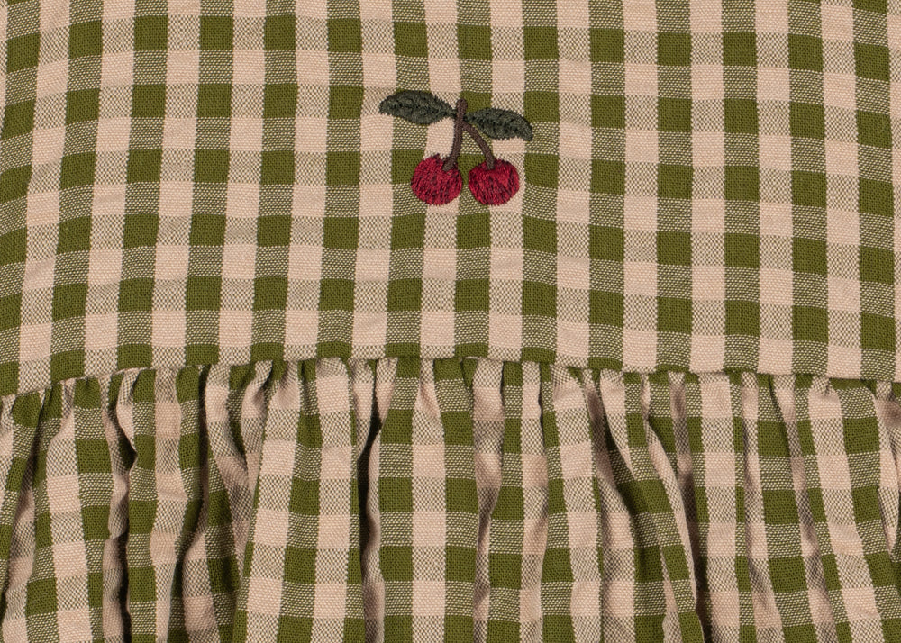 Konges Sløjd A/S WOVEN ROMPERS & JUMPSUITS avocado check