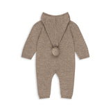 Konges Sløjd A/S KNITTED ROMPERS & ONESIES light brown
