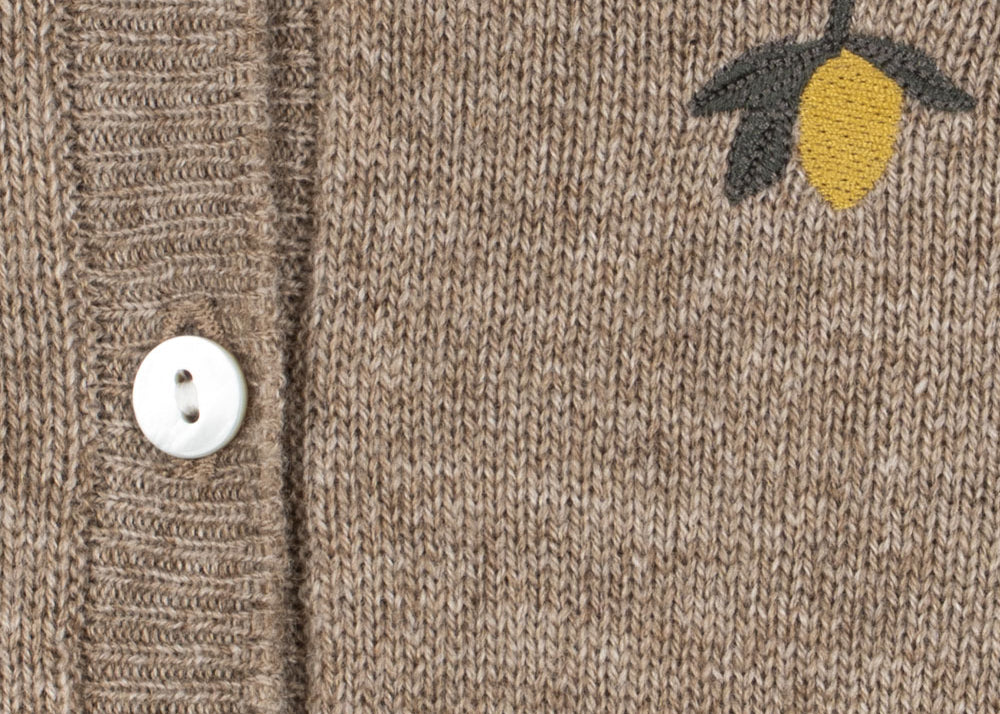Konges Sløjd A/S KNITTED ROMPERS & ONESIES light brown