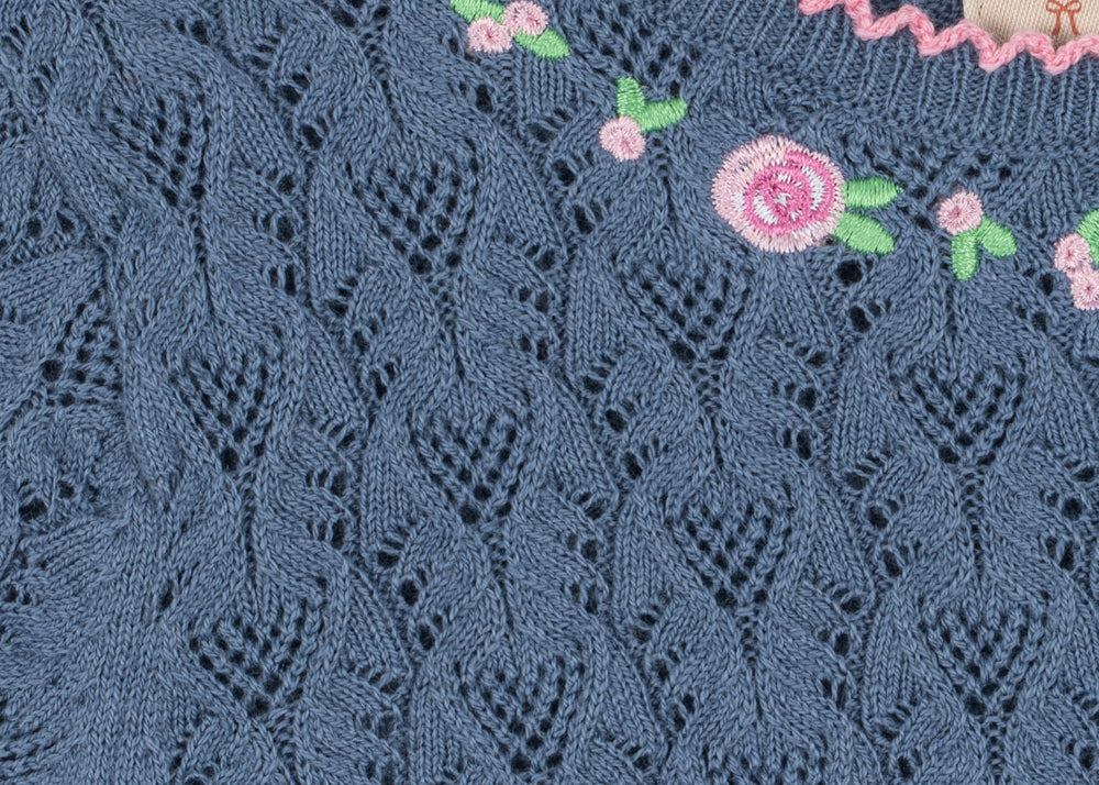 Konges Sløjd A/S KNITTED BLOUSES & VESTS ashley blue