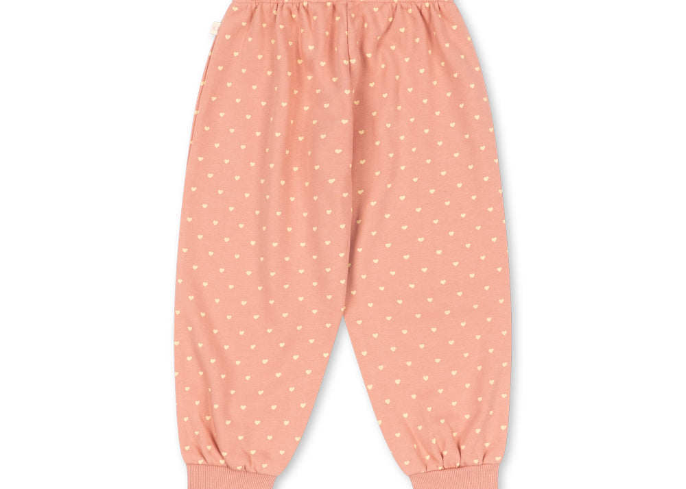 Konges Sløjd A/S JERSEY PANTS coeur feathers