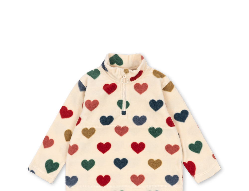 Konges Sløjd A/S TEDDY & FLEECE bon coeur coloré