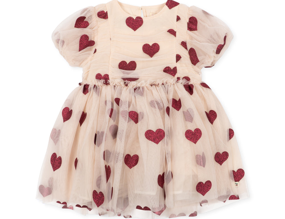 Konges Sløjd A/S WOVEN DRESSES coeur glitter