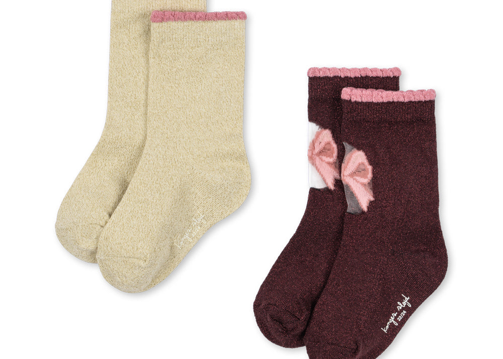 Konges Sløjd A/S SOCKS bow mix