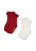Konges Sløjd A/S SOCKS red/off white