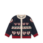 Konges Sløjd A/S KNITTED CARDIGANS cherry