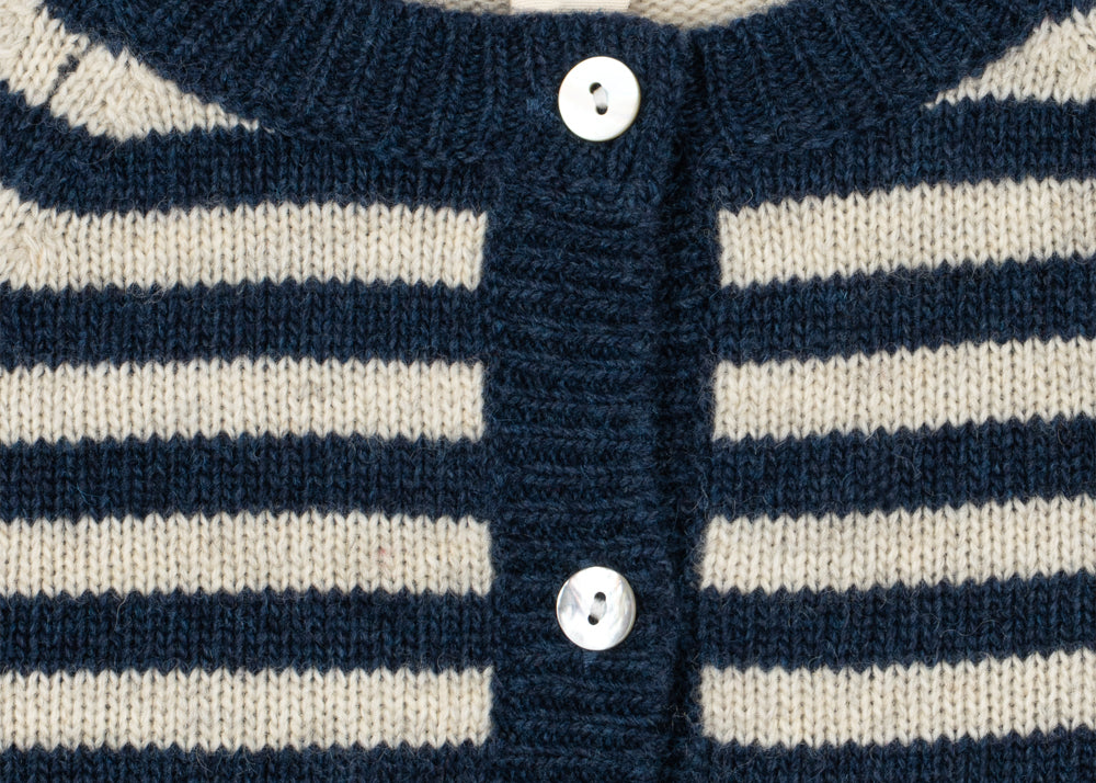 Konges Sløjd A/S KNITTED CARDIGANS blue stripe