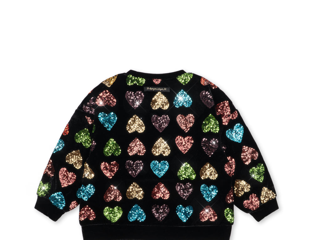 Konges Sløjd A/S JERSEY BLOUSES amour sequin