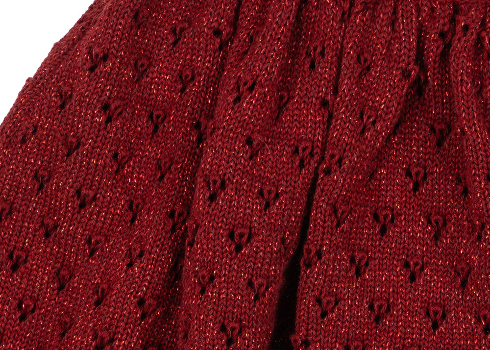 Konges Sløjd A/S KNITTED SKIRTS red dahlia