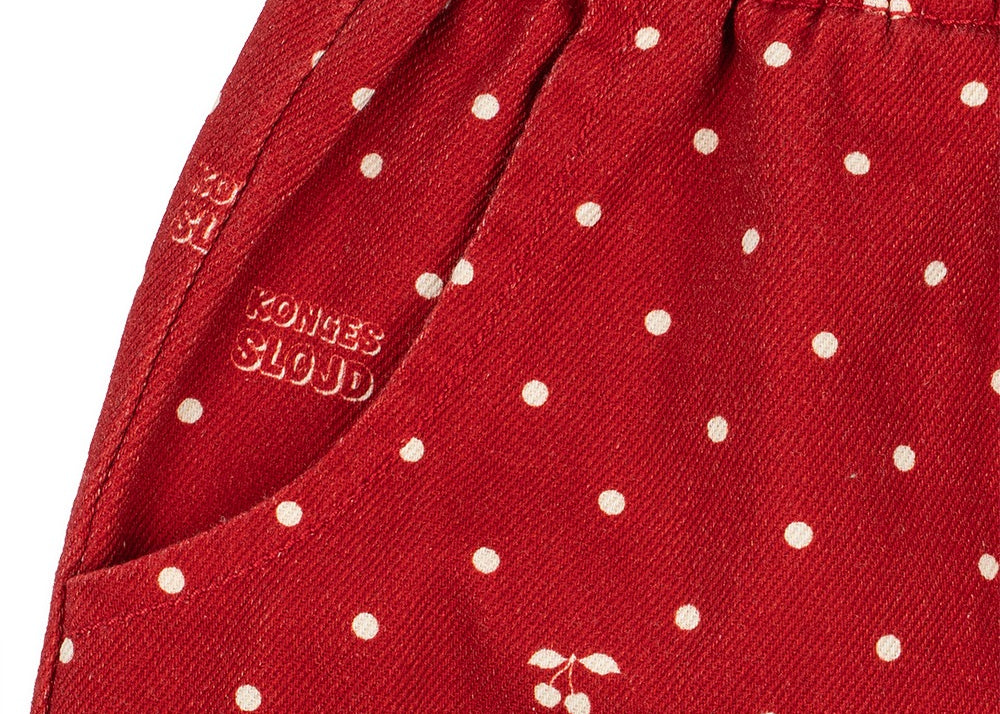 Konges Sløjd A/S WOVEN PANTS cherry dot derby