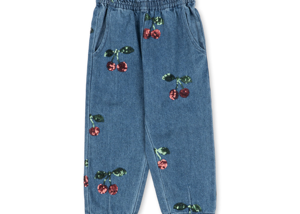 Konges Sløjd A/S WOVEN PANTS cherry sequin