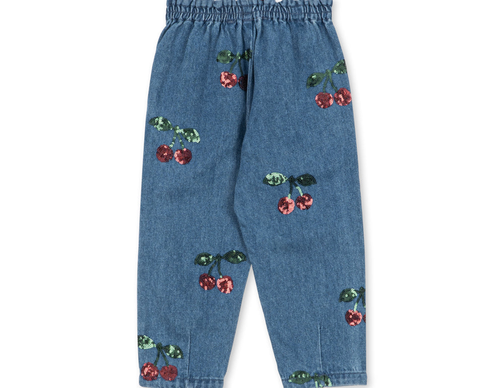 Konges Sløjd A/S WOVEN PANTS cherry sequin