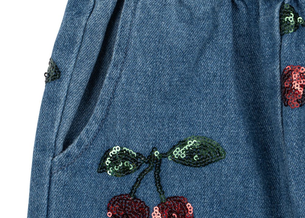 Konges Sløjd A/S WOVEN PANTS cherry sequin
