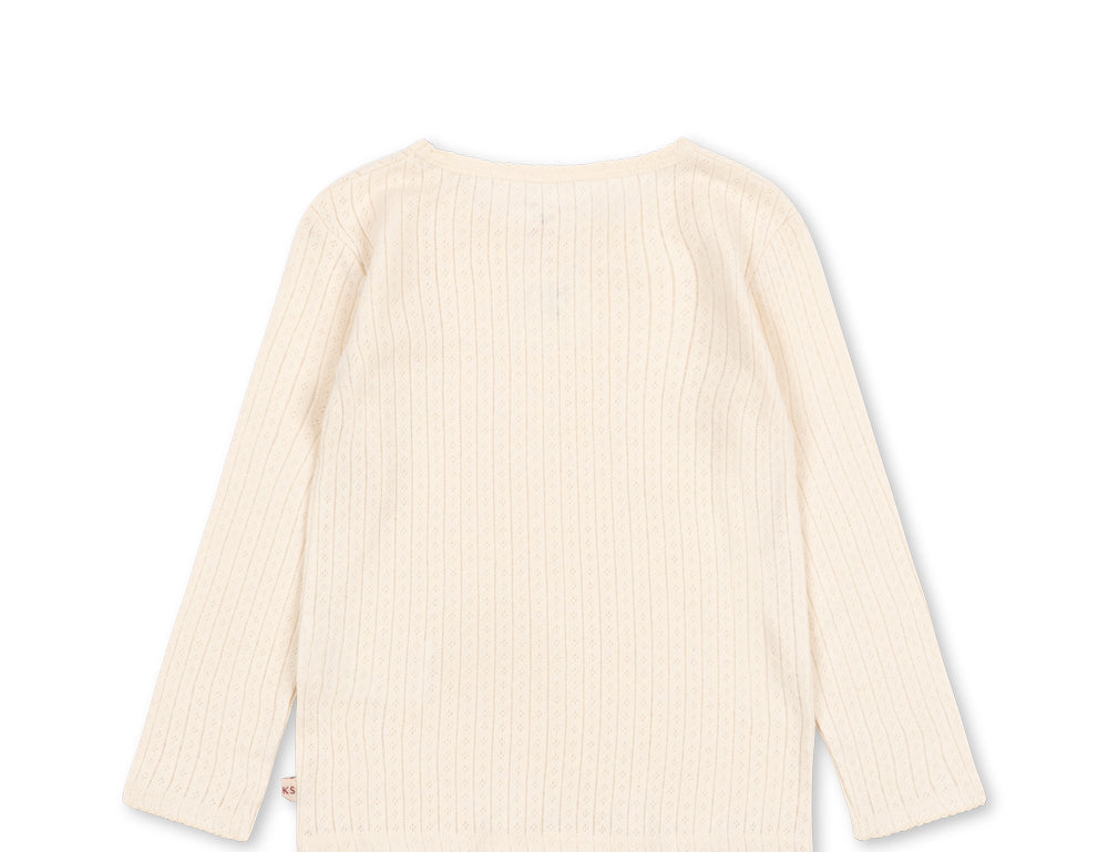 Konges Sløjd A/S JERSEY BLOUSES white smoke