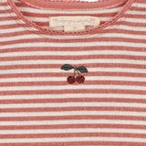 Konges Sløjd A/S JERSEY DRESSES rose cream stripe