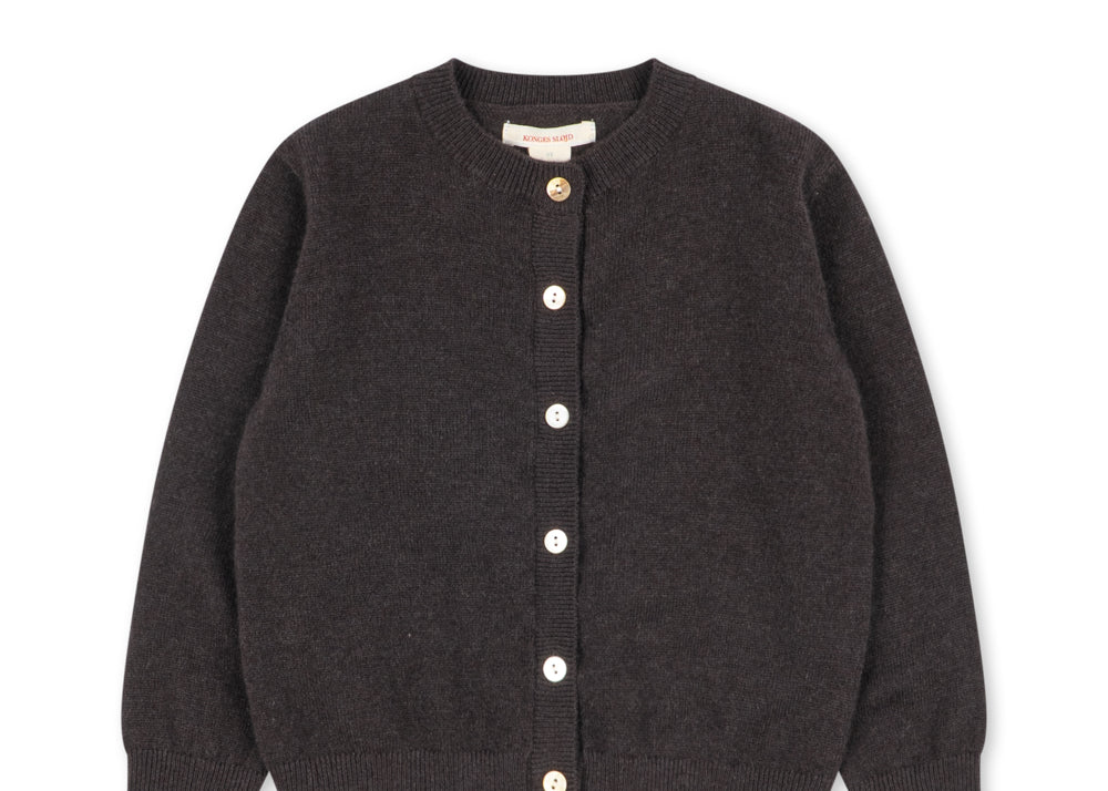 Konges Sløjd A/S KNITTED CARDIGANS chocolate brown