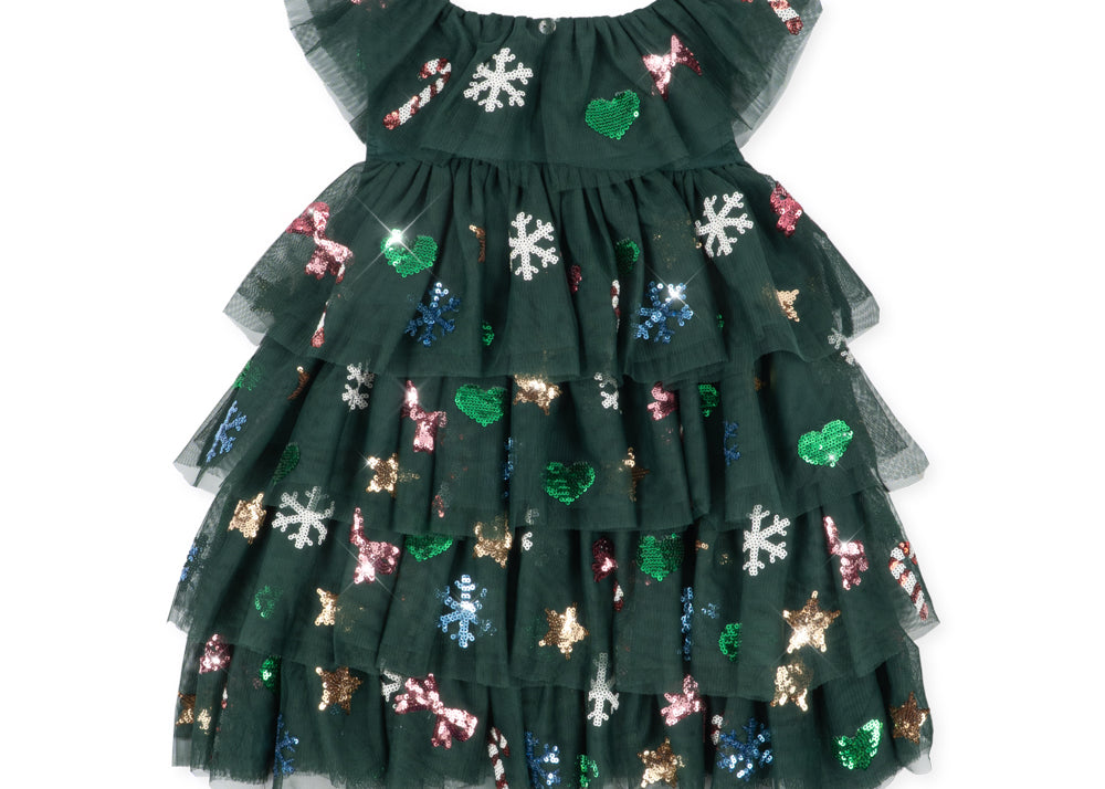 Konges Sløjd A/S WOVEN DRESSES hunter green