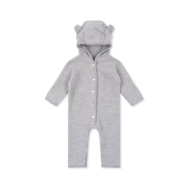 SAGA FLEECE ONESIE - grey melange – Konges Sløjd®