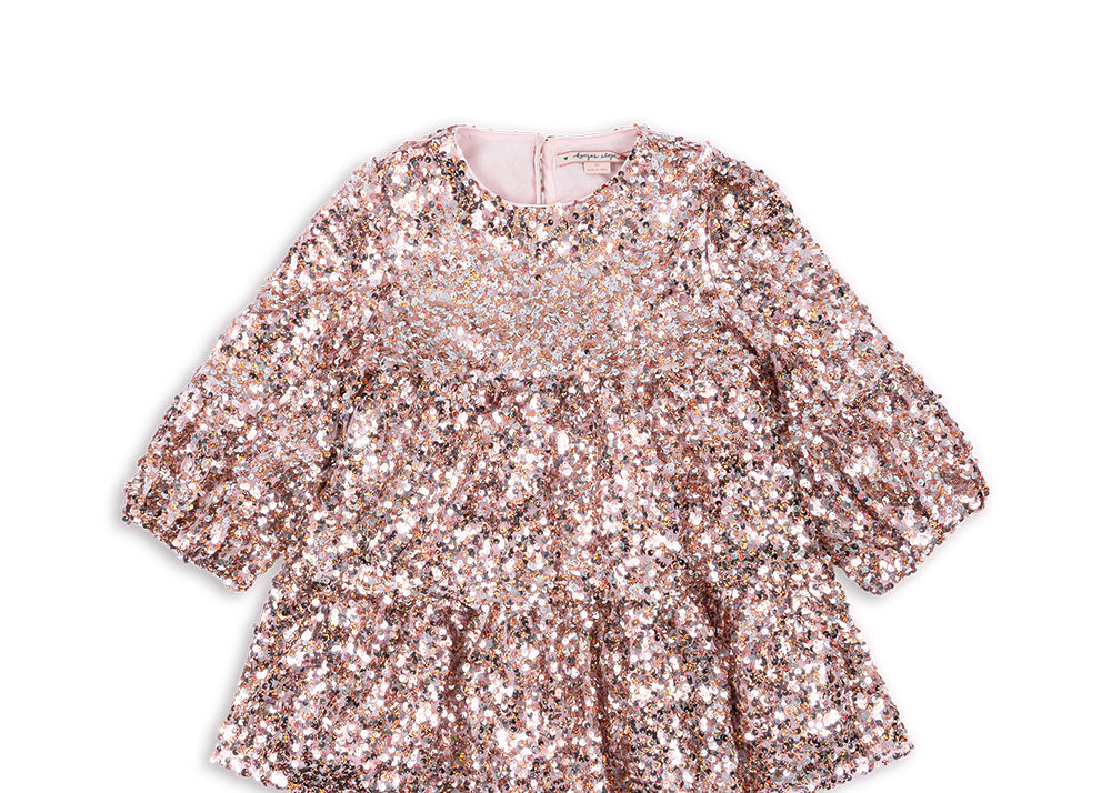 Konges Sløjd A/S WOVEN DRESSES grey/rosa